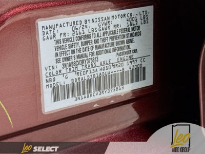 2024 Nissan Sentra SV Xtronic CVT