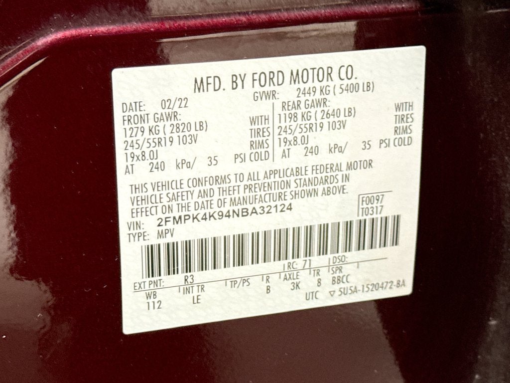 2022 Ford Edge Titanium