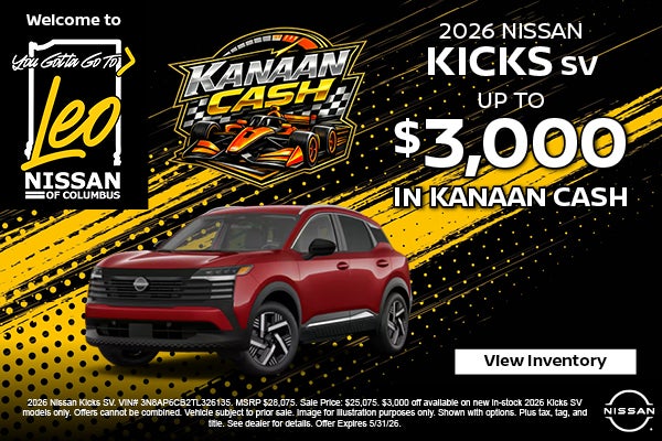 2026 Nissan Kicks SV