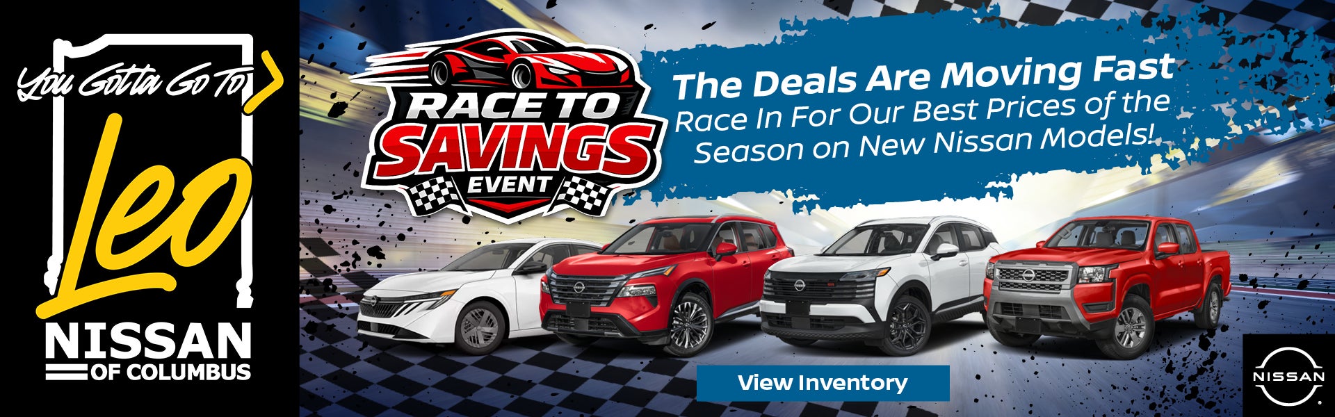 Race In For Our Best Prices of the Season on New Nissans