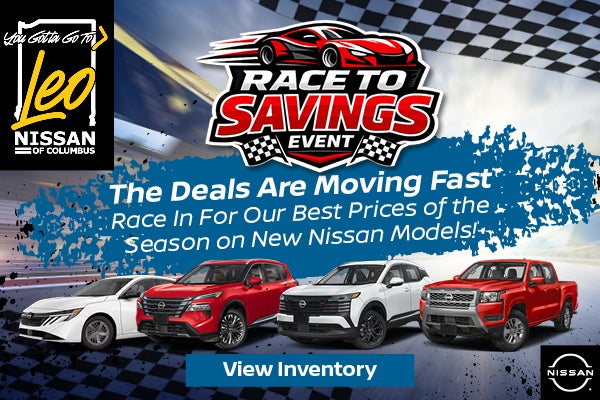 Race In For Our Best Prices of the Season on New Nissans